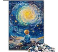 1000 Piece Jigsaw Puzzles The Little Prince of The Night Sky, Brain Teaser For Wall Decoration Unique Birthday And Xmas Gifts for for Age 14 (Size 26x38cm)