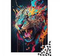 1000 Piece Jigsaw Puzzles The Mysterious Leopard for Adults Paper Puzzles Educational Toys 1000pcs (38x26cm)