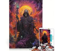 1000 Piece Jigsaw Puzzles The Soul Collector Brain Teaser Game Home Decoration with Fully Interlocking Randomly Shaped Pieces 50x75cm