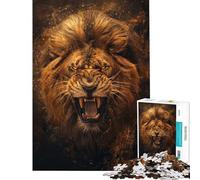 1000-piece Jigsaw Puzzles The Superior Lion King Jigsaw Puzzle Relax Games Pattern Assembly Unique Gifts for Birthday And Christmas (Size 38x52cm)