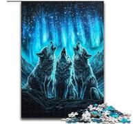 1000 Piece Jigsaw Puzzles Three Wolves, for Age 14 Years And over Home Decor As A Gift for The Whole Family And Friends (size 26x38cm)