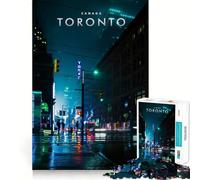 1000 Piece Jigsaw Puzzles Toronto Ontario Accurate Cut Fun Mental Challenge Toy Rest Time Game Birthday Art Play (50x75cm)