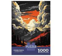1000-piece Jigsaw Puzzles Towards Natural Freedom Adult Jigsaw Puzzle Hands-on Game Difficult Challenge Parent-child Interaction 70x50cm/1000pcs
