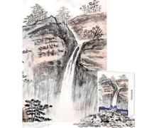 1000 Piece Jigsaw Puzzles Traditional Waterfall Home Decoration Toys Great Gift for Games Educational Game Enhance Love between Couples size 50x75cm