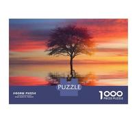 1000 Piece Jigsaw Puzzles Tree Silhouette at Sunset Puzzles for Adults Family Games But Fun And Humorous Unique Birthday And Xmas Gifts 70x50cm/1000pcs