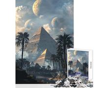 1000 Piece Jigsaw Puzzles Trinity of The Ancients Fun Peaceful Family Home Activity Heartwarming Festive Present Choice (50X75cm)