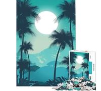 1000 Piece Jigsaw Puzzles- Tropical Paradise Learning Educational Toys Impossible Game Staycation Kill Time Birthday Gifts (Size 38x26cm)