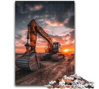 1000 Piece Jigsaw Puzzles Truck Excavator Adult Jigsaw,Learning Educational Toys Family Games Gifts for Friends And Family (75x50cm)
