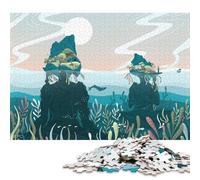 1000 Piece Jigsaw Puzzles Underwater World Creative Square Paper Jigsaw Puzzles for Adults 38x26cm/1000pcs