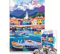 1000 Piece Jigsaw Puzzles Ushuaia Argentina Landscape Toy Wall Decor Interesting Stress Reduction for Is Ideal As A Gift 38x26cm