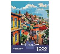 1000-piece Jigsaw Puzzles Valparaiso, Chile Cityscape Jigsaw Puzzle Anti-Stress Toys Wall Decoration Unique Gifts for Birthday And Christmas 70x50cm/1000pcs
