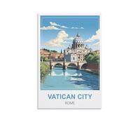 1000 Piece Jigsaw Puzzles，Vatican City Rome for Adult Educational Game Challenge Toy 1000 Pieces Puzzle for Adults Kids 52x38cm