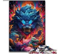 1000 Piece Jigsaw Puzzles Vibrant Chaos, Help The Brain Exercise Addictive Toys to Cultivate Patience Perfect Decoration (Size 26x38cm)