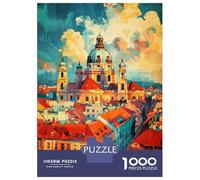 1000-piece Jigsaw Puzzles Vienna Art Adult Jigsaw Puzzle Hands-on Game Difficult Challenge Parent-child Interaction 70x50cm/1000pcs