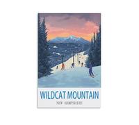 1000 Piece Jigsaw Puzzles Wildcat Mountain New Hampshire Ski Challenging Game Toys, Impossible Puzzle, Family Decoration Puzzle 38x52cm