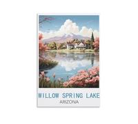1000 Piece Jigsaw Puzzles Willow Spring Lake Arizona Home Decor Birthday Party Gift Toy for Men Women Elders Seniors, 38x52cm