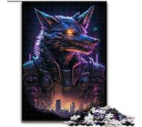 1000 Piece Jigsaw Puzzles Wolf Human, Analysis And Logic with Fully Interlocking Randomly Shaped Pieces for And Age 14 Years Up (Size 26x38cm)