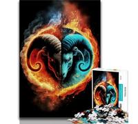 1000 Piece Jigsaw Puzzles Yin And Yang Adult Jigsaw,Learning Educational Toys Family Games Gifts for Friends And Family 26x38cm