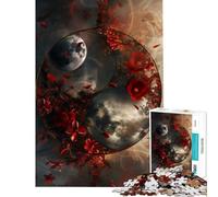 1000 Piece Jigsaw Puzzles Yin And Yang for Educational Game Challenge Toy Brain Teaser Game Perfect Decoration Gifts for Women Men (Size 38x26cm)