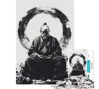 1000 Piece Jigsaw Puzzles Zen Master in Meditation Difficult And Challenge Difficult Hard Practical Game for And 14 Years And over (50X75cm)