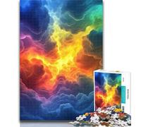 1000 Piece Jigsaw Rainbow Lightning Jigsaw Puzzles 1000 Pieces for Adults Teens,Diy Modern Wall Art Unique Gift Home Decor 26x38cm