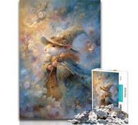 1000 Piece Jigsaw Rat Wizard Adult Jigsaw Puzzles 1000,Toys Educational Games Stress Relieving Wishlist with Santa Claus 26x38cm