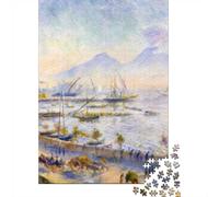 1000 Piece Jigsaw, Renoir The Bay of Naples, Festive Gift, 38x26cm/1000pcs