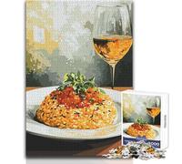 1000 Piece Jigsaw Risotto with Wine Relaxing Way to Fill Spare Time Consistent Precise Cutting Play Toy Size 50x75cm