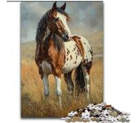 1000 Piece Jigsaw Short Horse 1000 Piece Jigsaw Puzzle for Birthdays, Holidays, And Home Decor 26X38CM