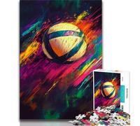 1000 Piece Jigsaw Smoke Volleyball 1000 Piece Jigsaw Puzzles for Adults,for Is Ideal As A Gift for The Whole Family for And 14 Years Old (26x38cm)