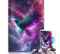 1000 Piece Jigsaw Space Eagle 1000 Piece Jigsaw Puzzles for Adults & Teens,with Matching Poster And Trivia Sheet for Age 14 26x38cm