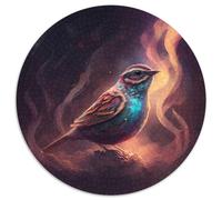 1000 Piece Jigsaw Sparrow Nebula Round Puzzle 1000 Pieces Jigsaw Perfect for Family Fun on Christmas, Thanksgiving, Birthdays & Easter 67.5x67.5cm
