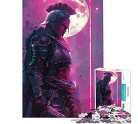 1000 Piece Jigsaw Spartan Armor Neon Relaxing Games Brain Intelligence Challenge Addictive Toys Gifts for Women Men Hand Speed Race (Size 38x26cm)