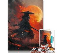 1000 Piece Jigsaw Sunset Ninja Jigsaw Puzzles for Teenagers 1000 Piece,Family Game Stress Reliever Difficult Challenge Secret Santa Gifts 50x75cm