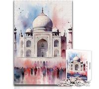 1000 Piece Jigsaw Taj Mahal India Relaxing Way to Fill Spare Time Consistent Precise Cutting Play Toy Size 38x52cm