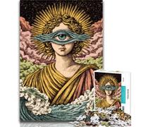 1000 Piece Jigsaw Tarot Characters 1000 Piece Jigsaw Puzzles for Teenagers,Stress Reliever Staycation Kill Time Funny Gift 50x75cm