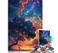 1000 Piece Jigsaw Tarry Sky And Colorful Clouds Adult Jigsaws 1000 Piece,Toys Educational Games Stress Relieving Artists Collection, Fine Art 50x75cm