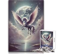 1000 Piece Jigsaw The Broken Glass Moon Relaxing Way to Fill Spare Time Consistent Precise Cutting Play Toy Size 38x26cm
