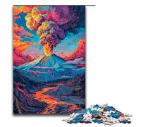1000 Piece Jigsaw The Colorful Psychedelics of Mount St. Helens Puzzles Wooden Puzzles Educational Games Home Decoration 75x50cm