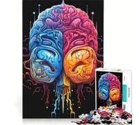 1000 Piece Jigsaw The Human Brain Educational Toy Interesting Stress Reduction Improving Love between Couples 38x26cm