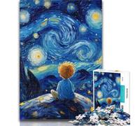 1000 Piece Jigsaw The Little Prince of The Night Sky Jigsaw Puzzles for Adults 1000,Educational Games Home Decoration Artists Collection, Fine Art 50x75cm