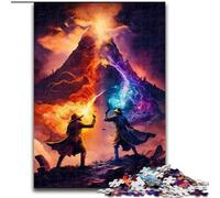 1000 Piece Jigsaw The Volcano Wizards Puzzles for Adults Educational Brain Teaser, Artistic Home & Office Decor, 14+ Age size 38x26cm