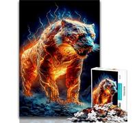 1000 Piece Jigsaw Tiger Jigsaw Puzzles for Adults 1000 Piece,Perfect for Game Nights, Colorful Toy for Home Gift (50x75cm)
