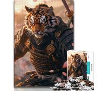 1000 Piece Jigsaw Tiger Ninja 1000 Piece Jigsaw Puzzles for Teenagers Gifts,Wall Decoration Unique Birthday And Xmas Gifts Suitable for And 14 (26x38cm)