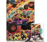 1000 Piece Jigsaw Tractor in The Sea of Flowers Adult Puzzles 1000 Pieces,Learning Educational Toys Family Games Enhance Love between Couples (50x75cm)