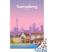 1000 Piece Jigsaw, Travel to Nuremberg, 38x26cm/1000pcs