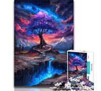 1000 Piece Jigsaw Tree of Life Jigsaws Puzzles 1000 Pieces for Teenagers Gifts,Educational Games Home Decoration Deal As Gifts for The Whole Family 50x75cm