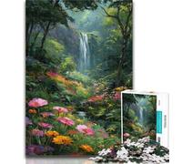 1000 Piece Jigsaw Tropical Rainforest Landscape 1000 Piece Jigsaw Puzzles for Teenagers,Stress Reliever Staycation Kill Time Funny Gift 26x38cm
