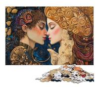 1000 Piece Jigsaw Two Lovers Eternal Love Puzzles for Adults Ideal for Teenagers & Collectors Travel Gift Family Activity 1000 PCS(38x26cm)