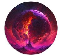 1000 Piece Jigsaw Universe Planet Landscape Impossible Jigsaw Puzzles for Adults for Holidays, Birthdays, And Family Game Nights 67.5x67.5cm